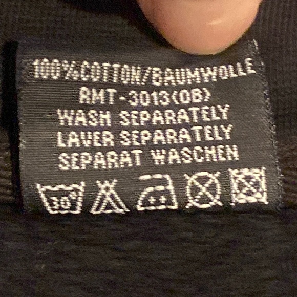 Frank Furt Deutschmark RMT Germany Embroidered Zip Up Sweatshirt-Size Small - Picture 5 of 12